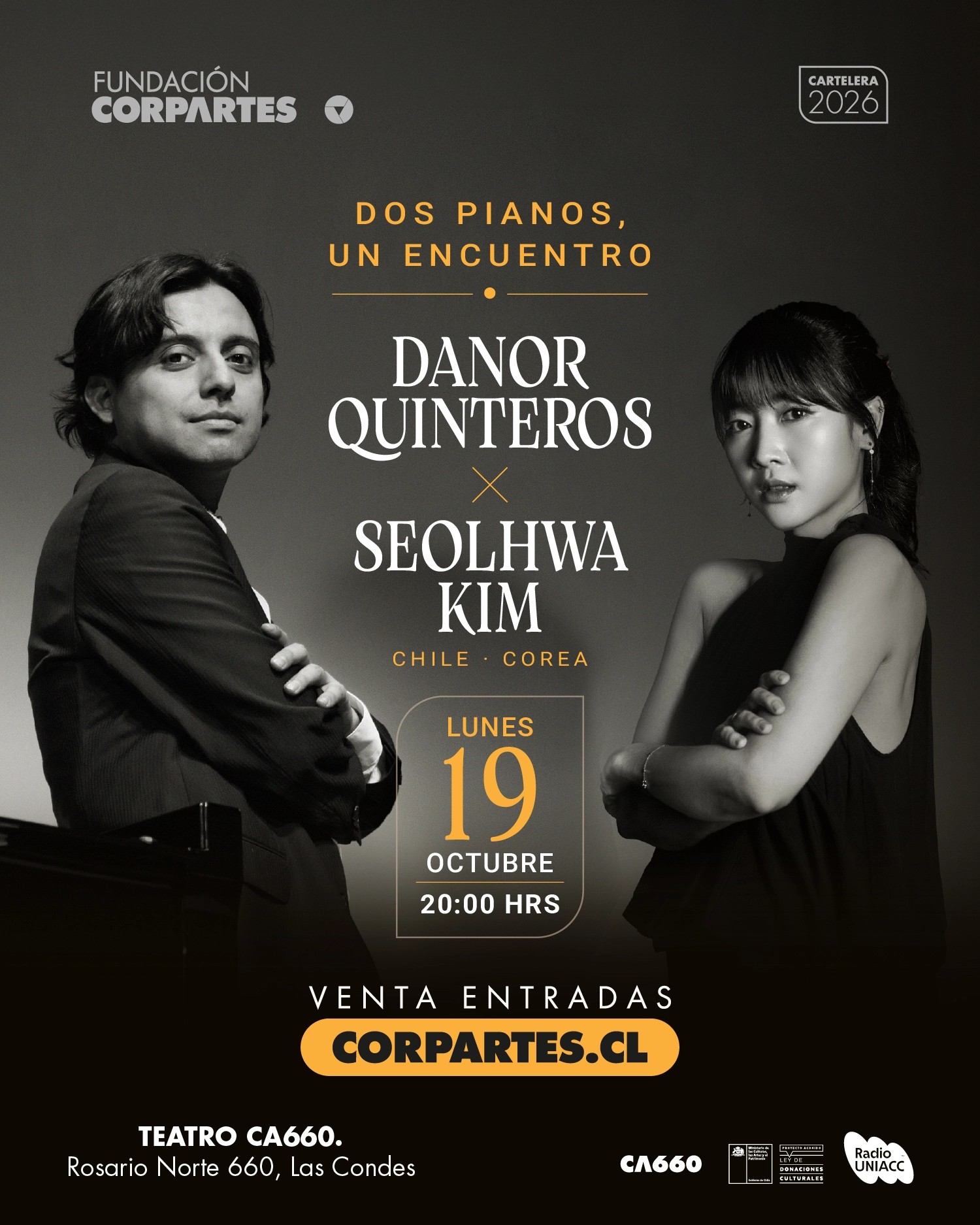 Danor Quinteros & Seolhwa Kim | Concierto a dos pianos