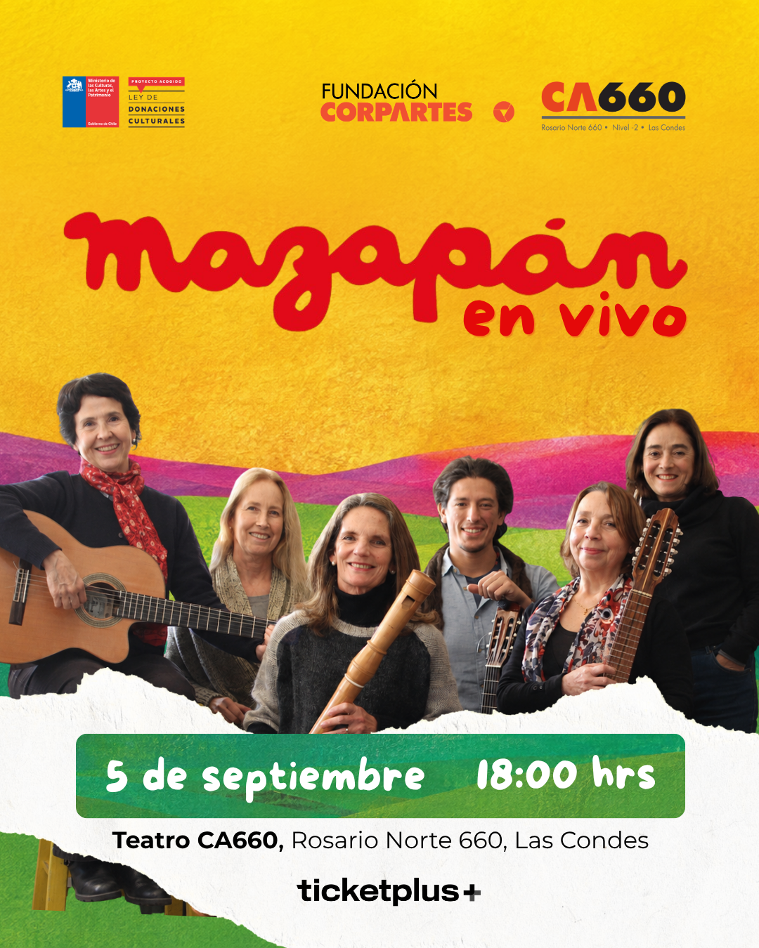 MAZAPÁN EN VIVO: 50 años