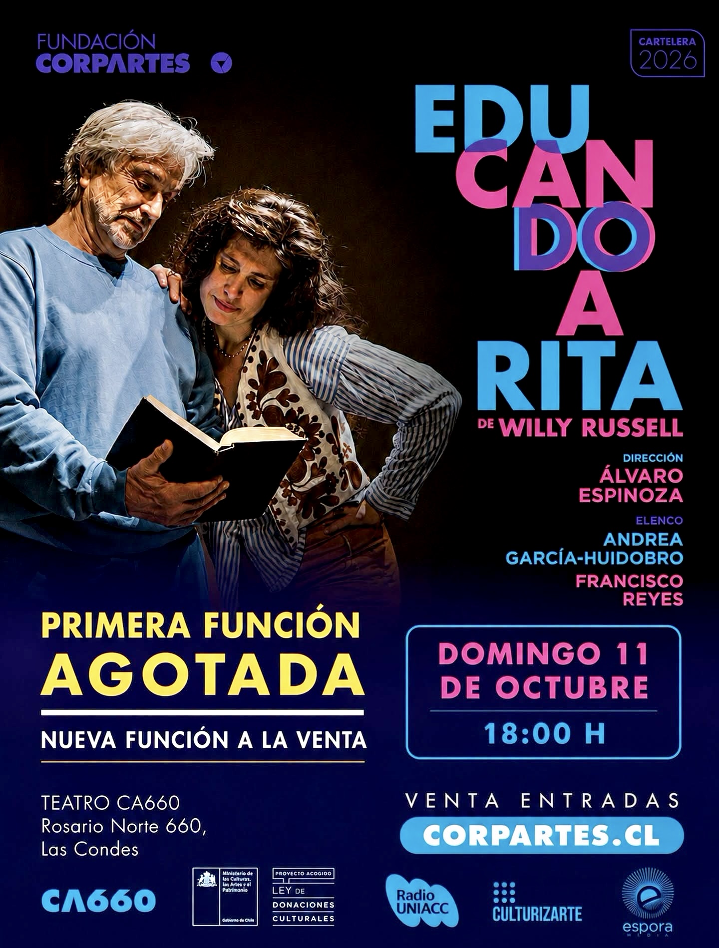 NUEVA FUNCIÓN: “educando a rita”