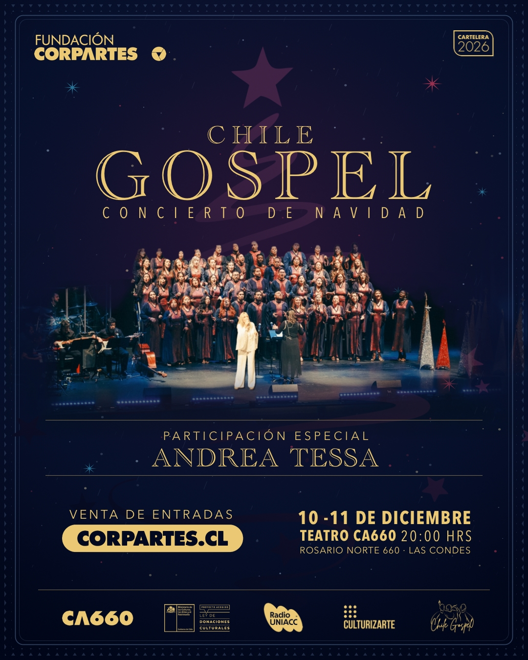 concierto navidad chile gospel