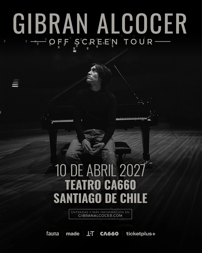 GIBRAN ALCOCER – OFF SCREEN TOUR